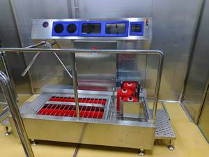 Station <span class=keywords><strong>de</strong></span> lavage <span class=keywords><strong>de</strong></span> bottes avec distributeur <span class=keywords><strong>de</strong></span> savon, station <span class=keywords><strong>de</strong></span> nettoyage hygiénique pour les usines <span class=keywords><strong>de</strong></span> transformation alimentaire et <span class=keywords><strong>de</strong></span> viande - Product Image 6