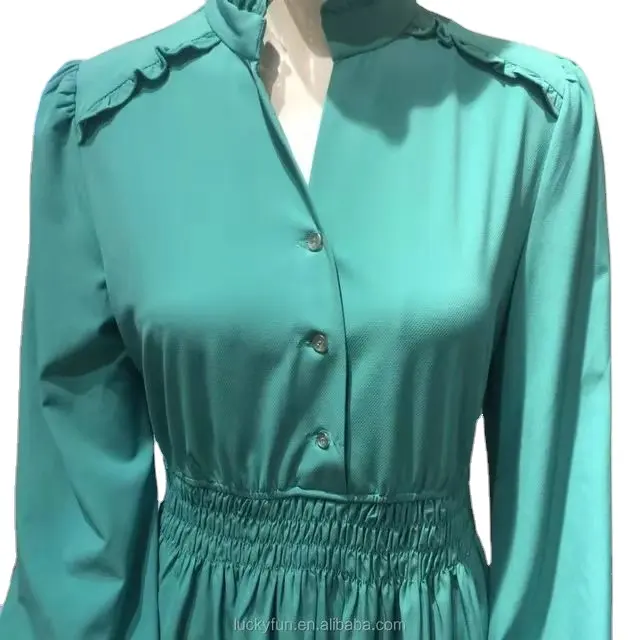 Tecido de spandex elástico dobby pongee bolton de dois lados tecido Grand Bay para vestido feminino