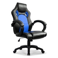 Chaise de bureau de course rouge confortable au design populaire avec roulettes – Vente en gros