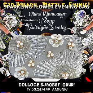 Conjunto de bolso y zapatos de tacón alto a juego con lazo puntiagudo y diamantes de imitación de arcoíris para fiesta o boda - Product Image 2