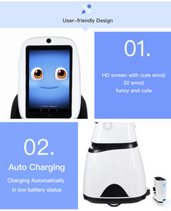 Robot de Recepción Comercial PadBot X3 con Pantalla Dual, Navegación LDS SLAM y Control por Aplicación para Recorridos Guiados en Salas de Exhibición - Product Image 6