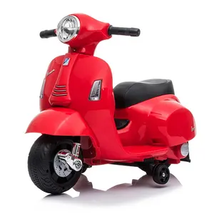Kids Ride On Electric Cars Toy For Wholesale New Model Mini Vespa GTS 6V Baby Ride On Motorcycle