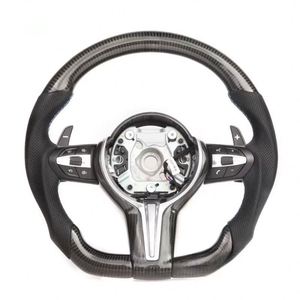 Volante Deportivo de Fibra de Carbono y Cuero para <span class=keywords><strong>BMW</strong></span> 320 325 <span class=keywords><strong>330</strong></span> 550 F30 F32 F10 F20 F07 F01 E90 M3 M4 M5 M7 - Product Image 6