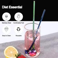 Cuillère à glace créative en acier inoxydable 201, à long manche spiralé, durable, écologique, portable et compatible lave-vaisselle