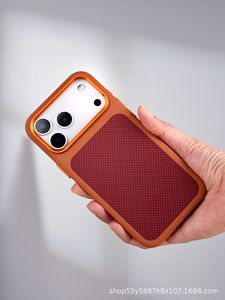 Fundas Protectoras para Teléfono con Logotipo Personalizado, Diseño de Cuero con Mosaico a Cuadros, para Apple iPhone 1 14 15 16 17 Pro Max Samsung S24 S25 Ultra - Product Image 6