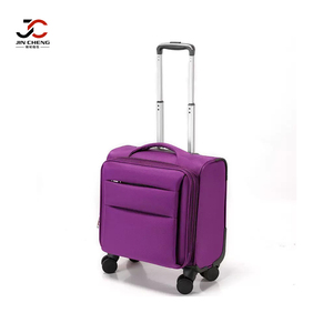 Valise à roulettes unisexe en tissu Oxford de 16 pouces, légère, bagage à main avec poche pour <span class=keywords><strong>ordinateur</strong></span> - Product Image 4