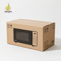 Boîtes en carton ondulé personnalisées pour four à micro-ondes, boîte d'expédition robuste à double paroi avec insert moulé, taille personnalisée pour 20L-30L