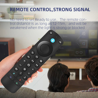 Télécommande vocale intelligente-compatible avec Alexa et Google Home Remplacement de la télécommande Smart TV
