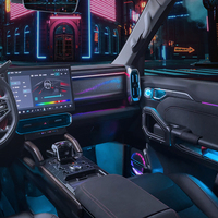 Lampe d'ambiance intérieure automobile TMPRO pour Chery Jetour T2/Traveler 2023-2026, lumière ambiante dynamique symphonique, contrôle par application Bluetooth