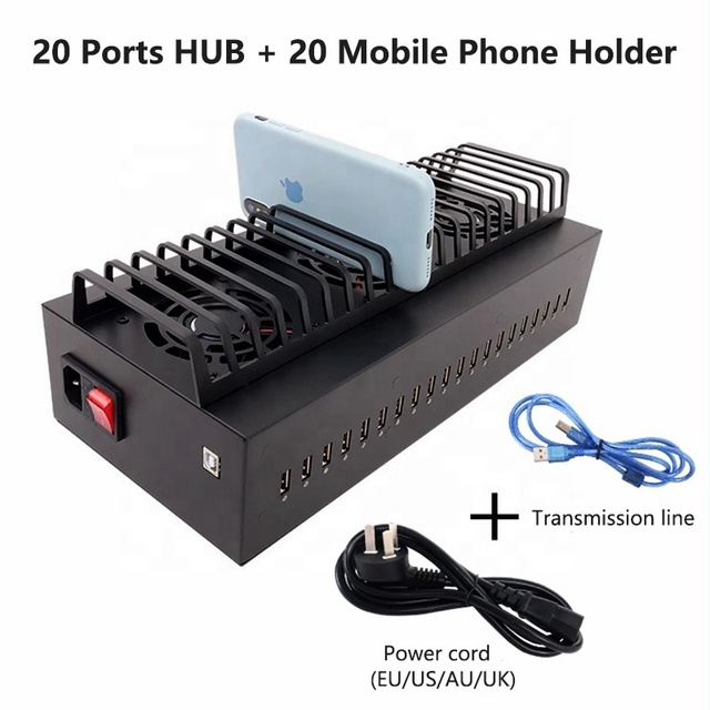 USB Port Box Mobile Farm Control Box Android Batch Sync USB Hub, Smartphone Unified Management Box