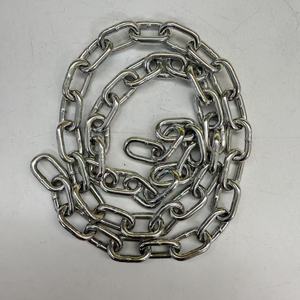 שרשרת DIN 766 סיטונאית מהמפעל - שרשרת חוליות טבעת ארוכה מגולוונת במגוון מידות 2 מ\\\"מ-20 מ\\\"מ - Product Image 6