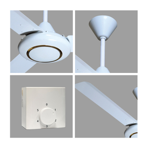 Ventilador de Techo <span class=keywords><strong>JUBER</strong></span> de 56 Pulgadas con 3 Aspas, Motor de CC de Cobre Puro, Funcionamiento Silencioso de 30-34 dB y Colores Personalizables al por Mayor - Product Image 6