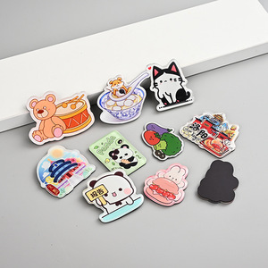 Imanes acrílicos para refrigerador Han Jing, pegatinas personalizadas de dibujos animados y anime para decoración de refrigerador, regalo. - Product Image 2
