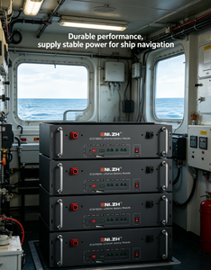 Nouvelle batterie de stockage d'énergie domestique Enlzh 5 kWh 51,2 V 100 Ah au lithium solaire, pack de 4 (20 kWh), modulaire et évolutif facilement - Product Image 1