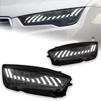 Feux avant LED blanc chaud pour Audi A7, projecteur de phare 2011-2018 RS7, clignotants dynamiques, feux de jour LED