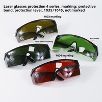 Fabricant de lunettes de sécurité laser certifiées ANSI Z87.1 en gros rouge vert bleu infrarouge 190-490 Protection des yeux