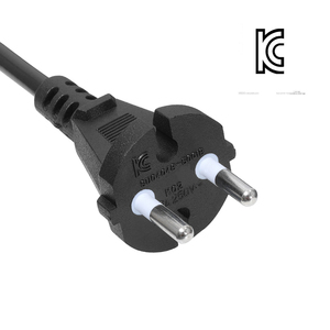 <span class=keywords><strong>AC</strong></span> dây điện Hàn Quốc 2 dây 10 AMP loại C cắm IEC 60320 C7 cáp điện Hàn Quốc dây điện - Product Image 2