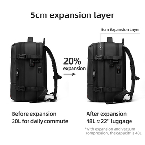 <span class=keywords><strong>Sac</strong></span> à dos de voyage pour ordinateur portable 16 pouces, <span class=keywords><strong>sac</strong></span> à dos antivol pour ordinateur portable, <span class=keywords><strong>sac</strong></span> à dos de voyage pour ordinateur portable avec poche à air pour économiser de l'espace - Product Image 2