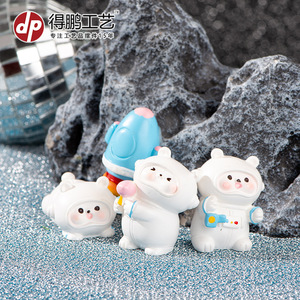 <b>Space</b> Bear Astronaut Resin Figurine Desktop Home <b>Decor</b> Craft Artistic Ornament - Product Image 4