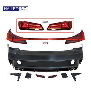 Kit de conversion de pare-chocs arrière HAILED avec ensemble de feux arrière à LED pour <span class=keywords><strong>Lexus</strong></span> IS 2006-2012, mise à niveau 2021, diffuseur arrière, kits de carrosserie, pièces - Product Image 1