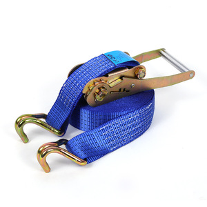 Sangles d'arrimage à cliquet robustes de 50 mm avec crochets double J et S, ceintures de fixation de cargaison pour camion, vente en gros Chine - Product Image 3