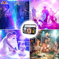 Lumières portatives d'étape de projecteur laser de club de disco de RGBW avec la source du modèle d'effet LED