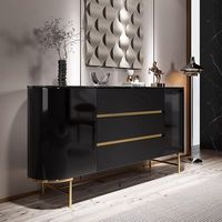 Luminaire italien Armoire d'accueil de luxe Buffet de salle à manger moderne et simple Table de contrôle de couloir