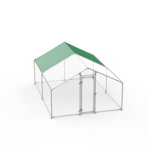 Poulailler d'extérieur en cage pour volailles Poulailler pour cour avec couverture imperméable, Cage d'habitat pour <span class=keywords><strong>canards</strong></span> et lapins Spi - Product Image 3