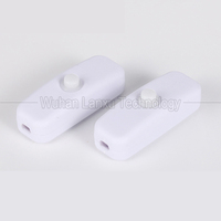 Interrupteur à bouton-poussoir de haute qualité 501, marche/arrêt, plastique, électronique, 1NO1NC, 5V/12V/24V pour éclairage LED