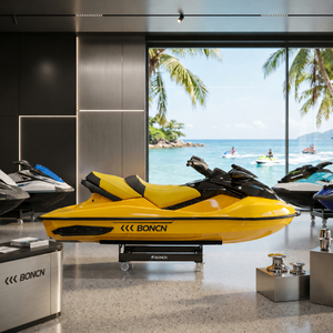 <span class=keywords><strong>Bateau</strong></span> à <span class=keywords><strong>Moteur</strong></span> Sportif en Fibre de Verre de Haute Qualité pour Yacht de Loisirs 1800CC, 80-90km/h, pour Visites de Rivières - Product Image 3