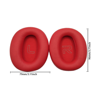 Coussinets d'oreille de remplacement compatibles pour casque EDIFIER pour W820BT W828NB Coussinets d'oreille de remplacement Pièces de casque confortables