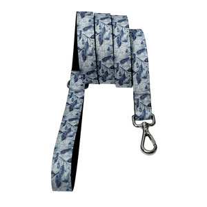 Ensemble collier et laisse pour chien Martingale personnalisé de luxe en polyester rembourré avec impression par transfert thermique, anti-traction, pour l'entraînement et les promenades en extérieur - Product Image 4