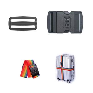 <span class=keywords><strong>DIY</strong></span> Costura Bagagem Strap Belt Acessórios 50mm Webbing Ajustável Side Release Plastic Lock Código Chave Número Combinação Buckle - Product Image 6