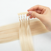Direkt vom Hersteller: 6D Haarverlängerungen, 613 Blond, 1. Generation, 100% Echthaar mit Intakter Kutikula, 14-24 Zoll, Großhandel für Haarverlängerungen