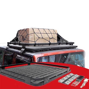 4x4 <span class=keywords><strong>SUV</strong></span> Support de toit universel en acier noir pour porte-bagages Toyota Hiace - Product Image 1