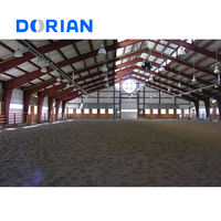Abri pour chevaux à longue durée de vie et à prix abordable, bâtiments agricoles, bâtiment métallique 50 x 50 pour l'élevage laitier