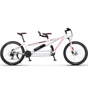EUROBIKE DOUBLE SEAT two person cycle 26 inch 36v 350w 10Ah mountain bicycle electric bike for a couple short travel journey