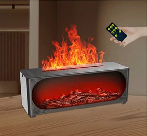 Aroma Humidifier Flame Essential Oil <b>Diffuser</b> Air Humidifier Aromatherapy Fragrance <b>Diffuser</b> <b>with</b> RGB <b>Light</b> and Remote Control - Product Image 3