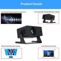 Nouveau projecteur intelligent portable 4K Ultra HD transfrontalier avec 150 lumens ANSI pour le home cinéma, les réunions de bureau et l'utilisation en salon