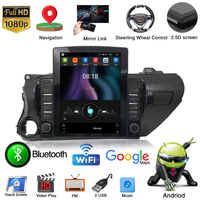 Autoradio Android Carplay DSP, lecteur gps stéréo, écran vertical 2din, pour Toyota Hilux, gauche Pick Up AN120 LHD 2015, 2016, 2017, 2018