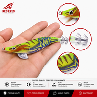 Échantillon Gratuit Leurre Flash Plaqué Lumineux en Plastique pour Crevettes et Calamar, Appât de Surface 18G, Boîte de 10 Couleurs, Vente en Gros, Imitation Hameçon