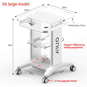 Carrito <span class=keywords><strong>de</strong></span> Alta Calidad para Máquina Facial con Luz, Equipo <span class=keywords><strong>de</strong></span> Belleza Blanco, Carrito <span class=keywords><strong>de</strong></span> Salón con Estantes <span class=keywords><strong>de</strong></span> Almacenamiento, Carrito para Dispositivos Estéticos - Product Image 5