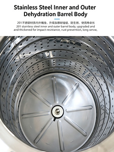 Déshydrateur de chaussures industriel électrique en acier inoxydable de grande capacité, centrifugeuse, machine de nettoyage de tapis et de tapis de sol de voiture - Product Image 4