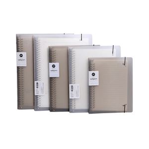 Cuaderno de Anillas Blanco Tamaño A4, con Logotipo Personalizado, Tapa Dura de PVC, Hojas Sueltas, Diario Grande para Estudiantes - Product Image 3