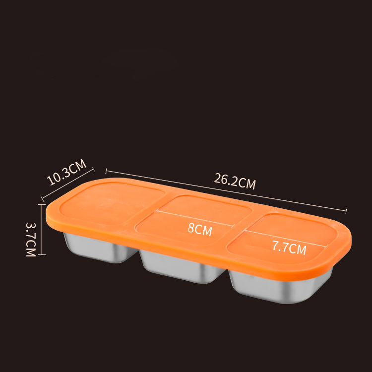 Silver -3 compartment
