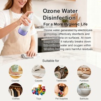 Botella Pulverizadora de Ozono, Sin Consumibles, Filtro de Agua del Grifo, Generador de Ozono