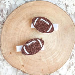 Épingles à cheveux pour filles, accessoires, pince à cheveux de football pour enfants, petite fille, fête, mode, provenant d'une usine chinoise, tissu - Product Image 4