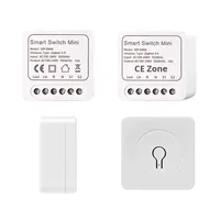 Pour Tuya Mini Smart Switch 16A Rail Smart Home Disjoncteur Relais Durable PC Matériel Étanche 16A Max. Courant 240V Max.