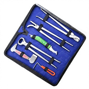 6pcs Professional Farrier Horse Hoof Trimming Tool Kit 12 Inch Nail <b>Puller</b> Nipper Cutter 13 Inch Clincher Hoof Pick Knife Set - Product Image 5