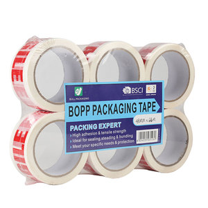 BULL Low Noise <b>Waterproof</b> Printed BOPP Carton Sealing Pressure Sensitive <b>Adhesive</b> Custom Printed Packing Tape - Product Image 3